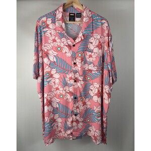 Marvel Captain America Floral Shield Hawaiian Shirt Men’s XXL